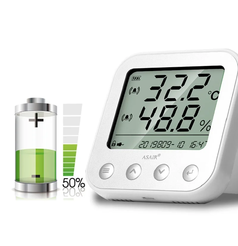 

Hanging or Table Top Temperature and Humidity Display