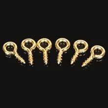  300 Pcs Small Sheep Eyes Nail Screw Tiny Mini Eye Pins Hooks Eyelets  for Beaded Pendant Screw Findings Jewelry Accessories 
