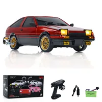LDRC 1/18 LD1801 RC Drift Car RWD AE86 Racing Vehicles Flip Light Gyroscope Ready to go Toy Gifts for Children 1