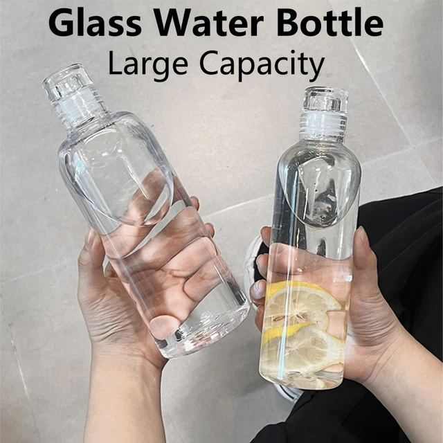 Large Glass Water Bottle 1