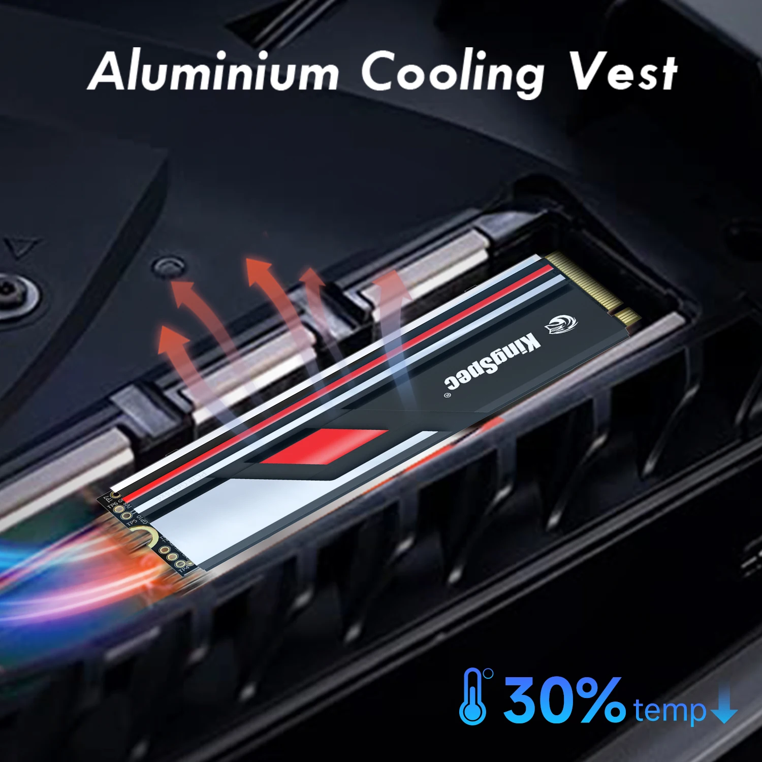 KingSpec SSD NVMe 4.0 M2 1TB 2TB 4t 512GB HDD M.2 PCIe 4.0 X4 7400 ϵ ̺, ũž PS5  ָ Ʈ ũ, NMVE  SSD