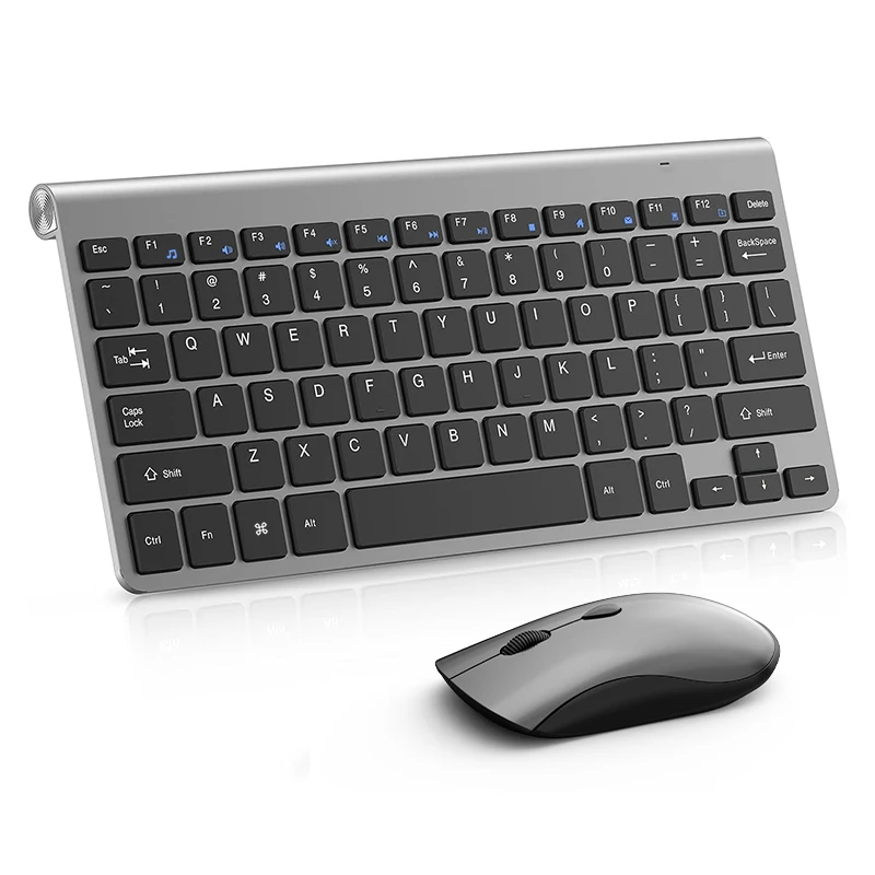 Mini Wireless And Mouse 2.4G Protable Silent Mice Russian Korean Hebrew US Keyboard Kit For Laptop Mac PC TV Box_voghion.com