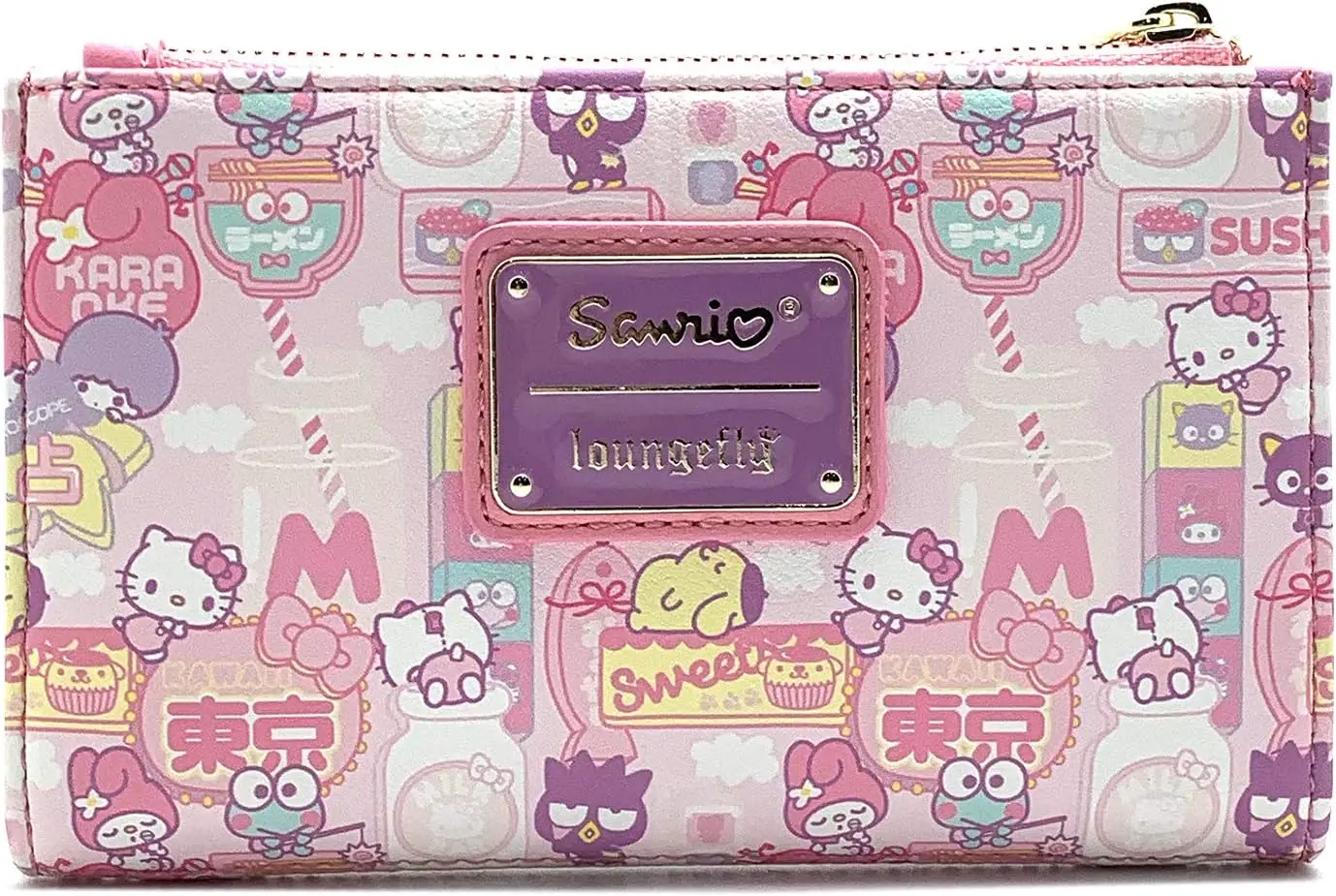 thumbnail image 1 of 5 styles Loungefly Sanrio Kuromi Hexe Hello Kitty my melody Cinnamoroll Cosplay Mini backpack, 1 of 5