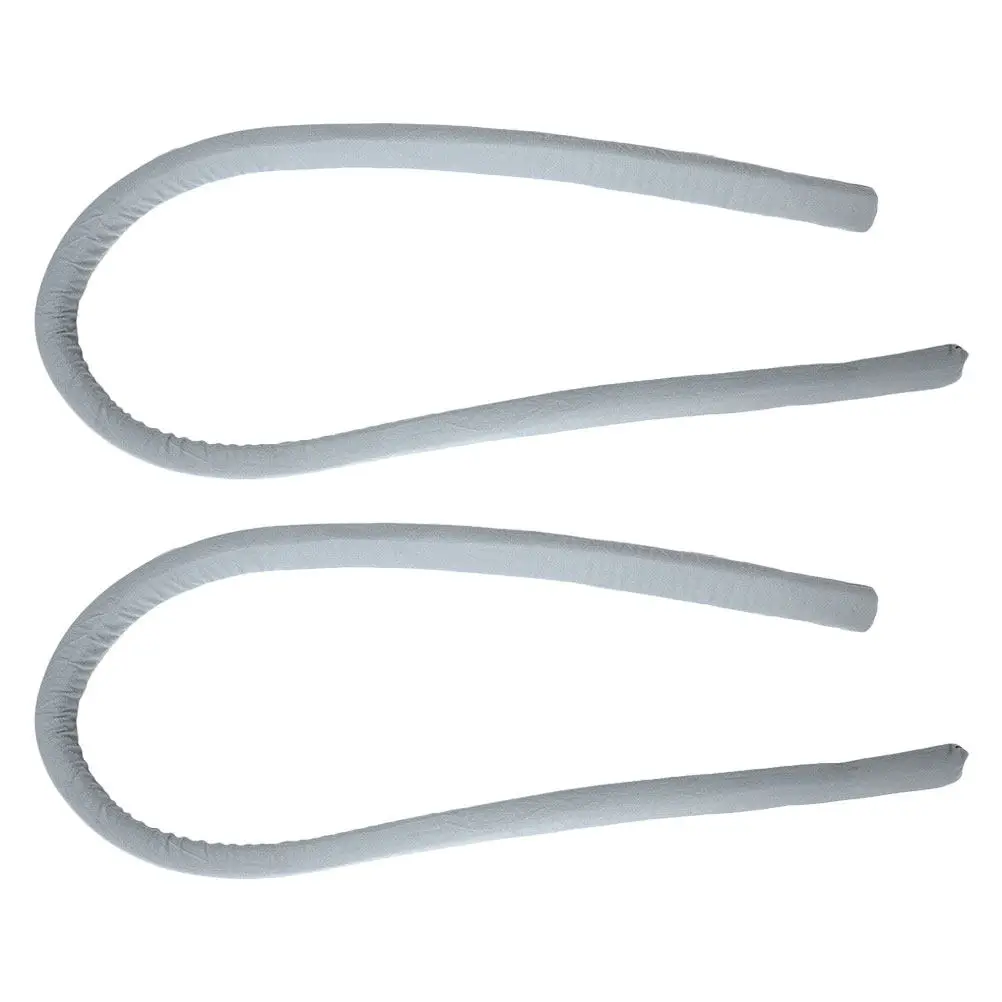 2개입 침대 틈새 채움용 소프트 웨지 베개, 길이 조절 가능 매트리스 미끄럼 방지 침대 벽 스페이서, 기숙사/가정/소파용