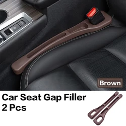 Car Seat Gap Filler & Organizer - Interior Storage & Decoration Set (2-Pack) (Brown 2PCS)