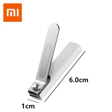  Xiaomi Mijia Stainless Steel Nail Clippers with Anti-splash Cover Trimmer Pedicure Care Nail Clippers Professional Nail Supplies 