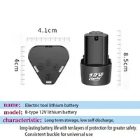 Batterie au lithium aste universelle pour tournevis électrique, perceuse électrique, mini meuleuse d'angle, outils électriques, nouveau, 12V, 4000mAh 3
