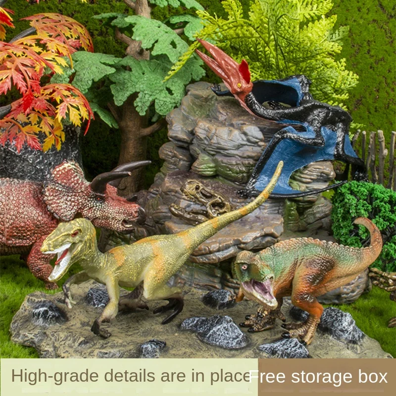 Dinosaur Toys for Kids 3-5+ (16,26 Plastic Dinosaur Figures) Dinosaur Gift Set for Toddlers Learning & Development (Boys & Girls 3