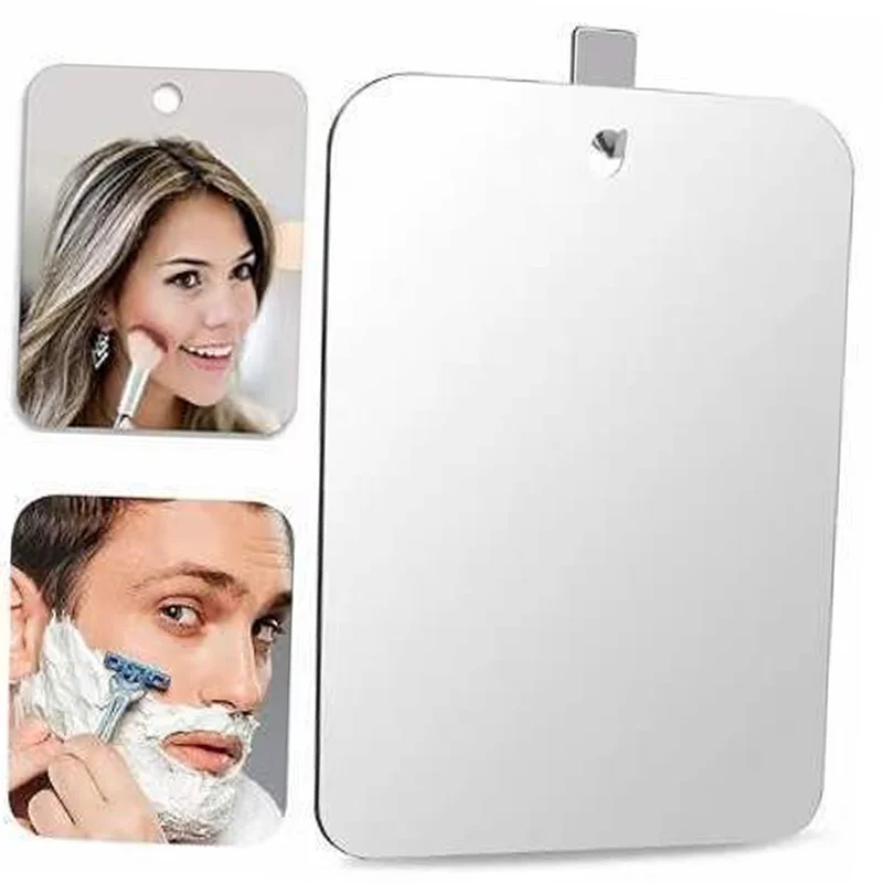 Acrylic Shower Mirror Wall Suction Makeup Mirror Bathroom Accessories acrylic mirror makeup mirror shower mirror bathroom mirror