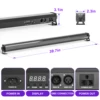 U'King 2Pcs 36W Wall Washer Lights Bar RGB 252LEDs Stage Light Bar DMX512 Wash Light For DJ KTV Concert Party Weddings Nightclub 5
