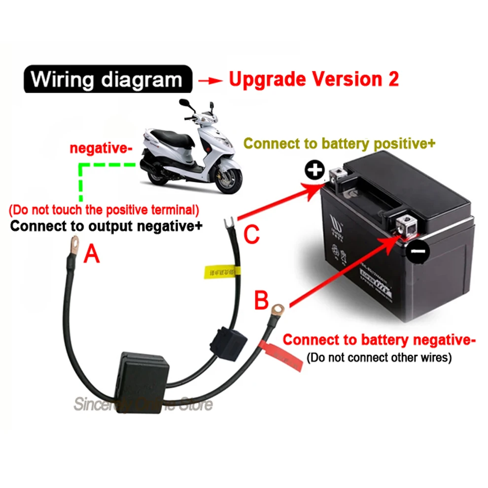 MotorcycleBatterySwitchesWirelessRemoteControlBatteryDisconnect