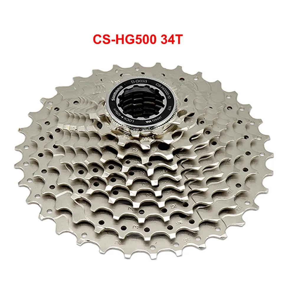 Shimano CS HG500 10 speed Road Bicycle Cassette Sprocket For 10s 10v Road Drivetrains 12-28T 11-25/32T/34T Freewheel Bicycle sprocket gear bicycle cassette bike freewheel bike sprocket