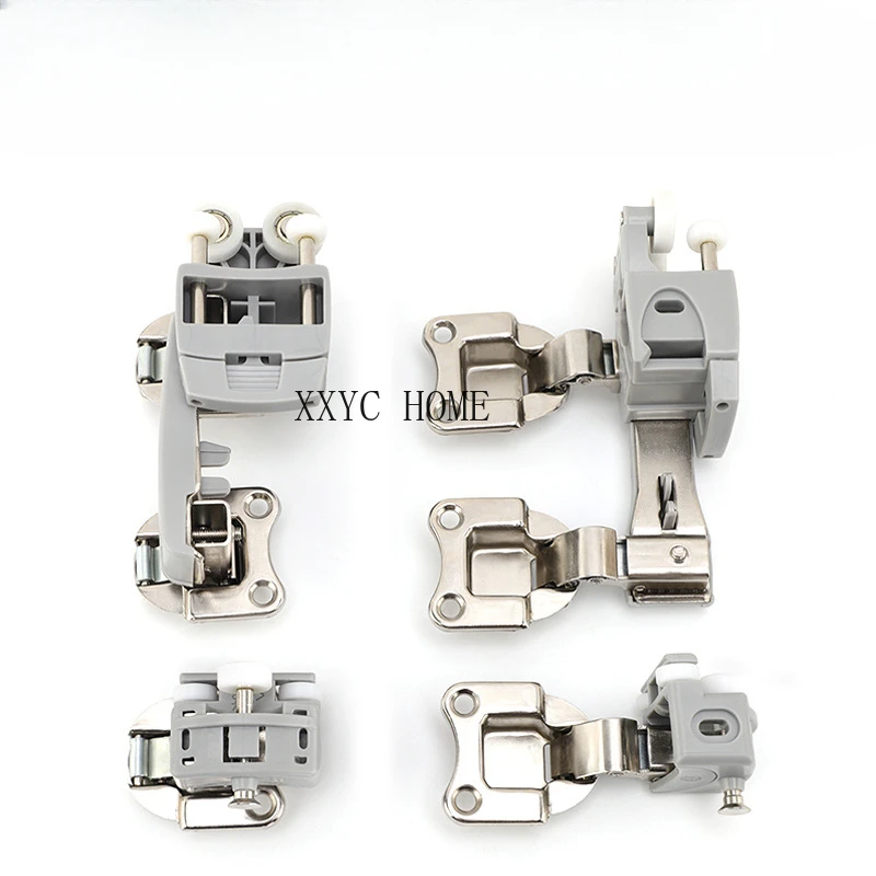 

Cabinet Cloakroom Split Sliding Door Sliding Door Track Rail Hanging Wheel Hardware Accessories