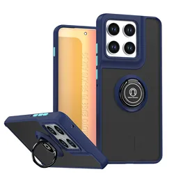 360° Rotating Magnetic Vehicle Bracket Case Cover for Moto Edge 20 Pro (Royal Blue)
