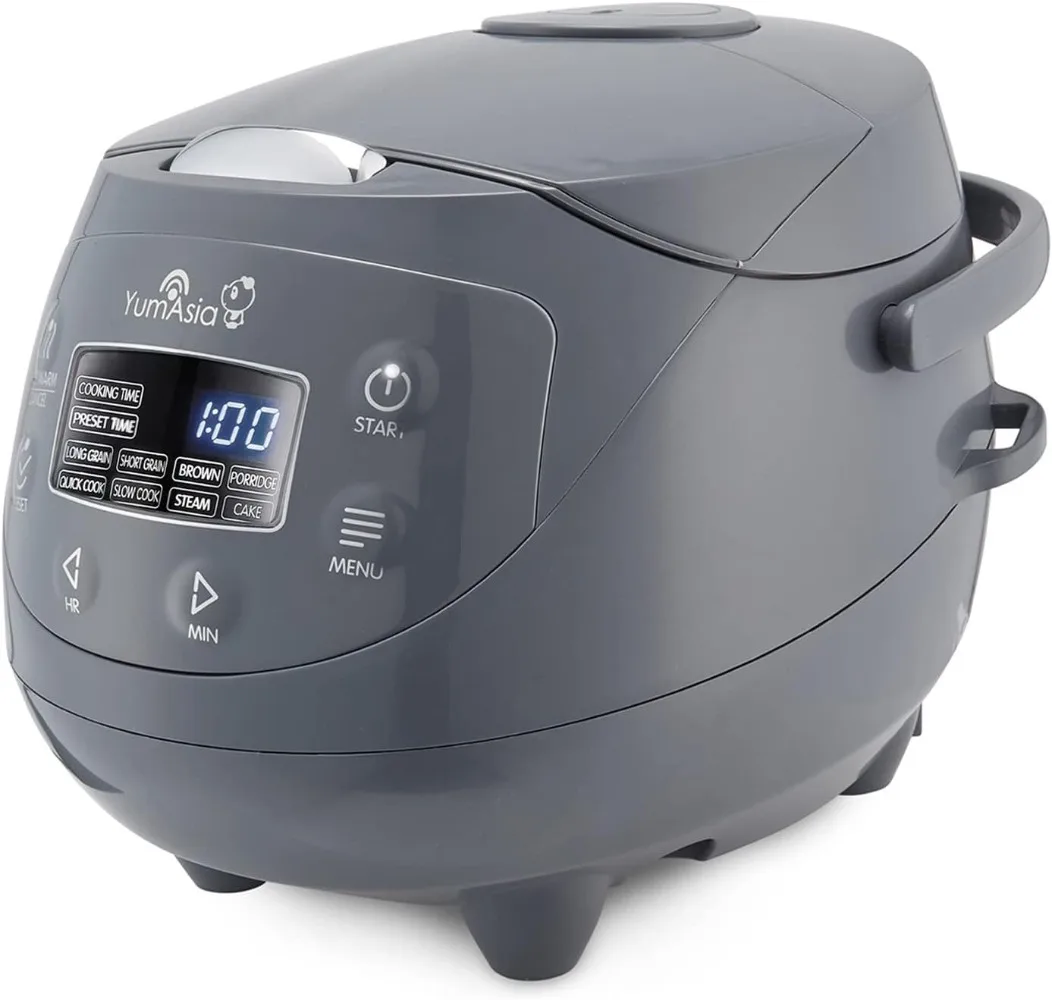 

Panda Mini Rice Cooker With Ninja Ceramic Bowl and Advanced Fuzzy Logic (3.5 cup, 0.63 litre) 4 Rice Cooking Functions