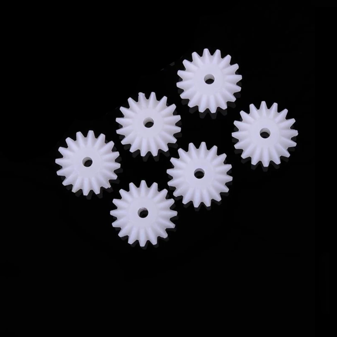 S162A 0.5M 16 Teeth 1.9mm Aperture 11.4mm Diameter Plastic Bevel Gear DIY Toy Parts Accessories transmission gear