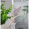 Diamond Cutting Reading Eyeglasses Alloy Rimless Women Pink Gradient Reading Glasses Woman Rhinestone Metal Anti Blue +4.0 3