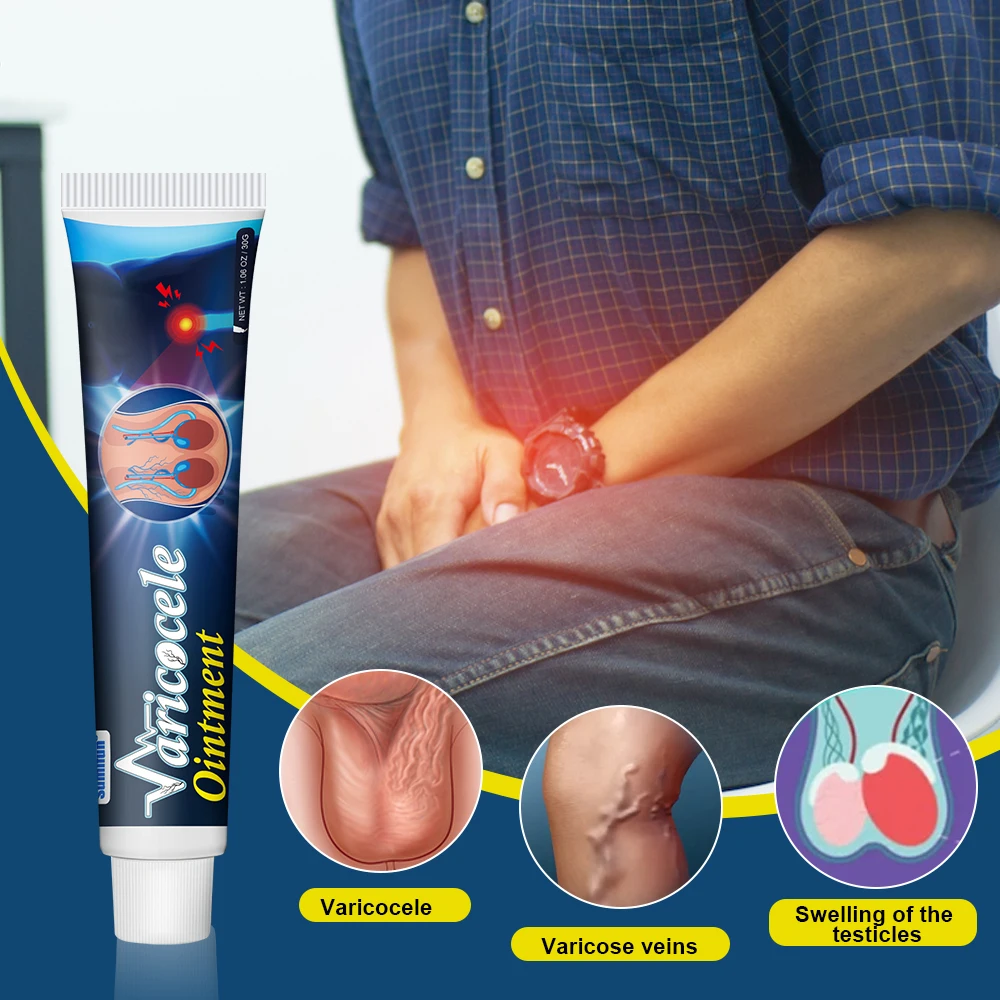 Pain Relief Cream Sumifun Varicocele Varicose Vein Cream Phlebitis Vasculitis Ointment Varicosity Angiitis Medical Health Care Plaster