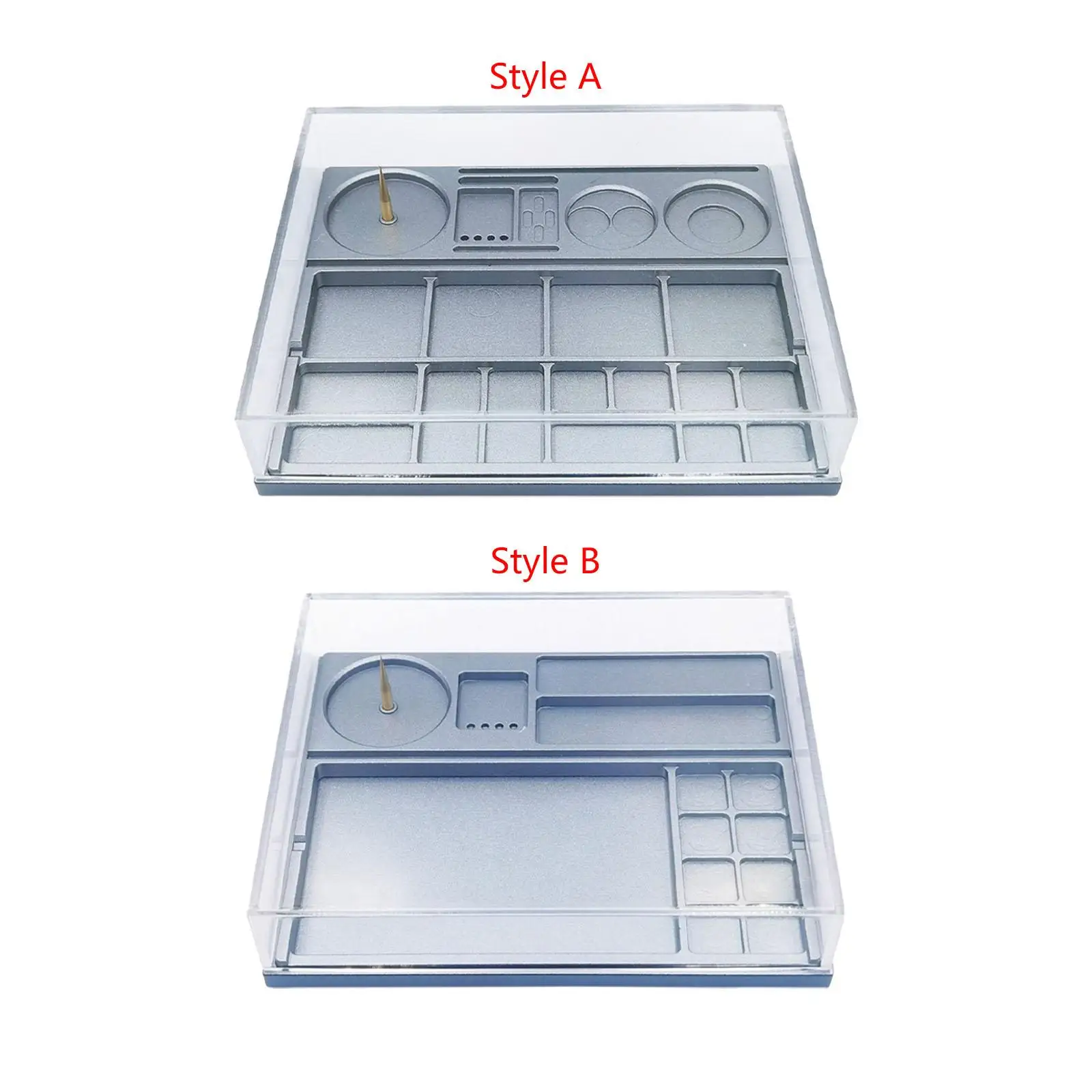 Watch Parts Storage Box Container Professional Watch Maintenance Dust Cover Repair Tool for Screw Component Watch Movement Tray