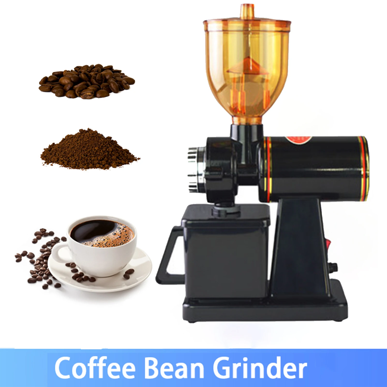 NEW 110V/220V Electric Coffee Grinder Red/Black Available Coffee Mill