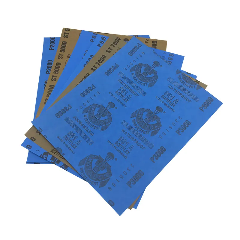 Germanwarriorsandpaperforpolishingandgrindingcarmodelset