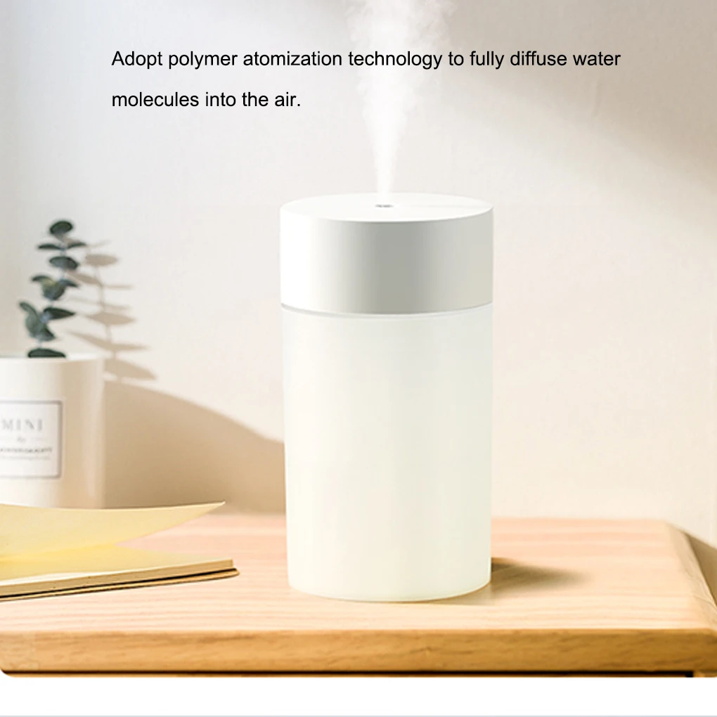 260ML Portable Air Humidifier Ultrasonic Mini Car Humidifier Aromatherapy Diffuser Sprayer USB Essential Oil Atomizer LED Lamp