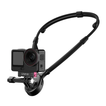 Ulanzi ZJ09 Flexible POV Neck Magnetic Mount for Action Camera Livestreaming Vlogging Shots Daily Record with 360° Rotation