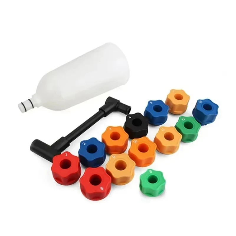 15 PCS Oil Filler Oil Adding And Changing Tool Car Engine Changing Funnel Filling Funnel Replacement Tool