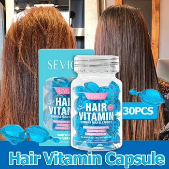 Hair Capsule Keratin Complex Oil Essential Repairing Damaged Serum Oil Vitamins Hair Moisturizing Essence Formula Hair Capsules
