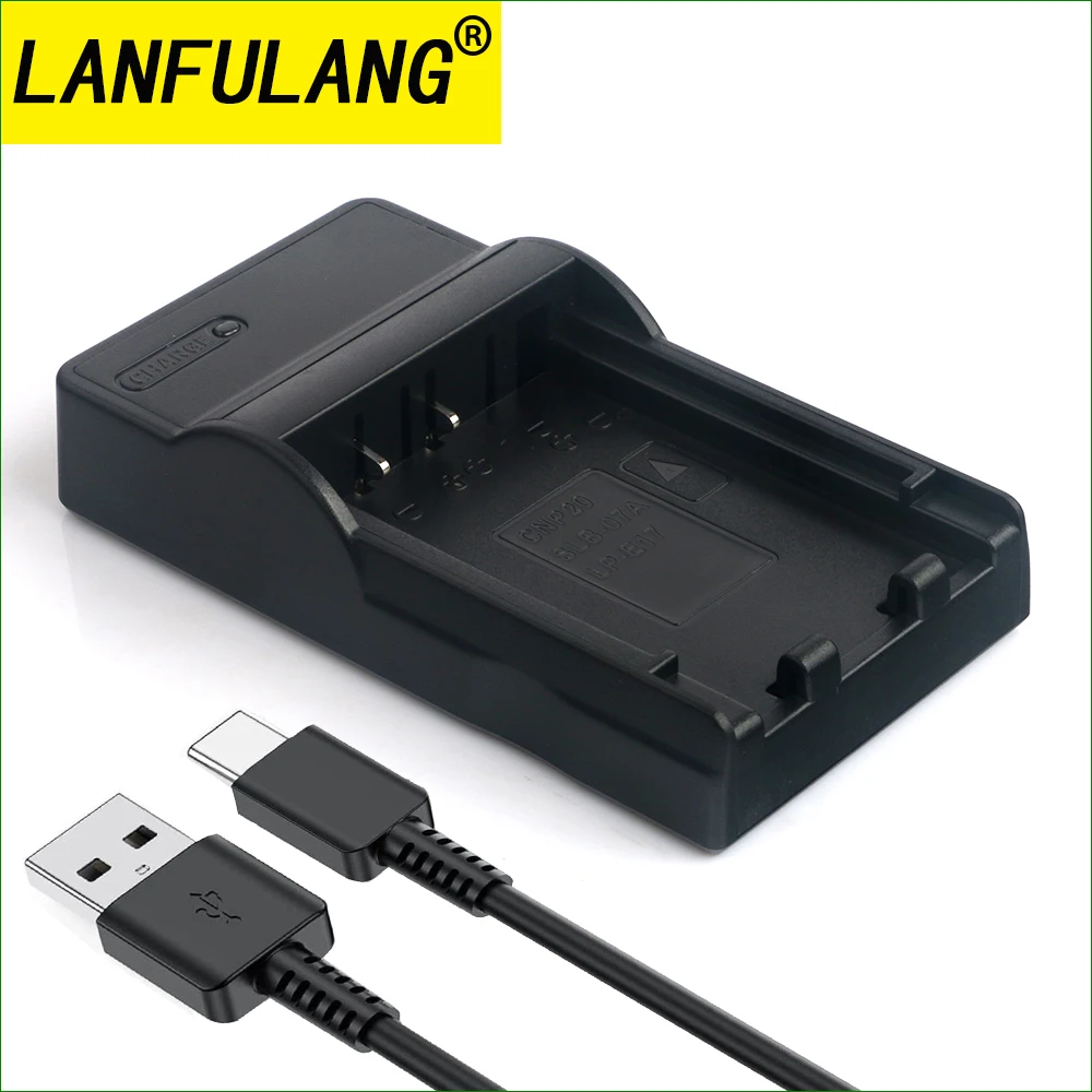 Lp-E17 Lp E17 Lpe17 Caricabatteria Per Fotocamera Compatibile Con Canon Eos Rp R10 M3 M5 M6 M6 Mark Ii