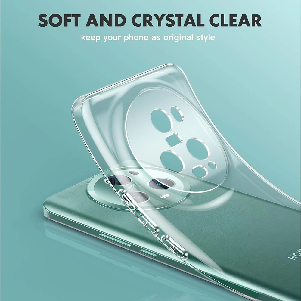 Cover morbida in silicone trasparente per huawei honor magic_voghion.com