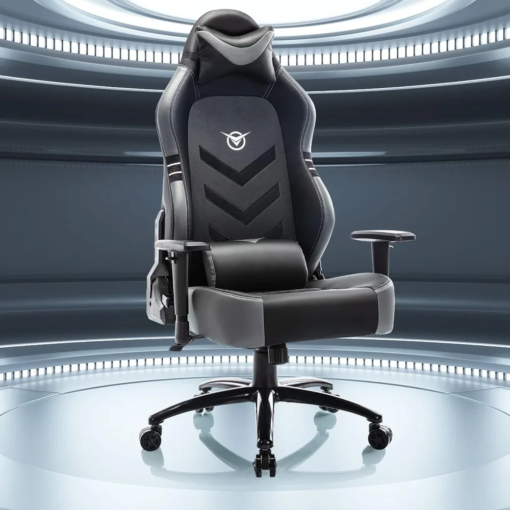 

Big and Tall Gaming Chair 350lbs-Racing Style Computer Gamer Chair,Ergonomic Desk Office PC Chair with Wide Seat, Reclining Back