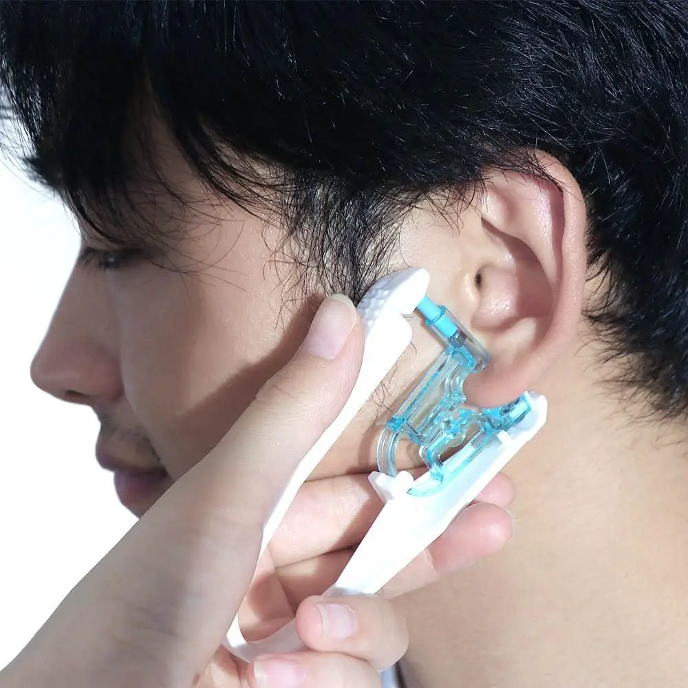 Orecchino Di Usura Blu One-Time Crystal Ear Stud Ear Nail Tool Strumento Per Piercing All'Orecchio Del Naso Macchina Per Piercing All'Orecchino Che In