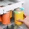 Beer Soda Can Storage Rack Refrigerator Slide Under Shelf For Soda Can Beverage Organizer Kitchen Double-row Container 1
