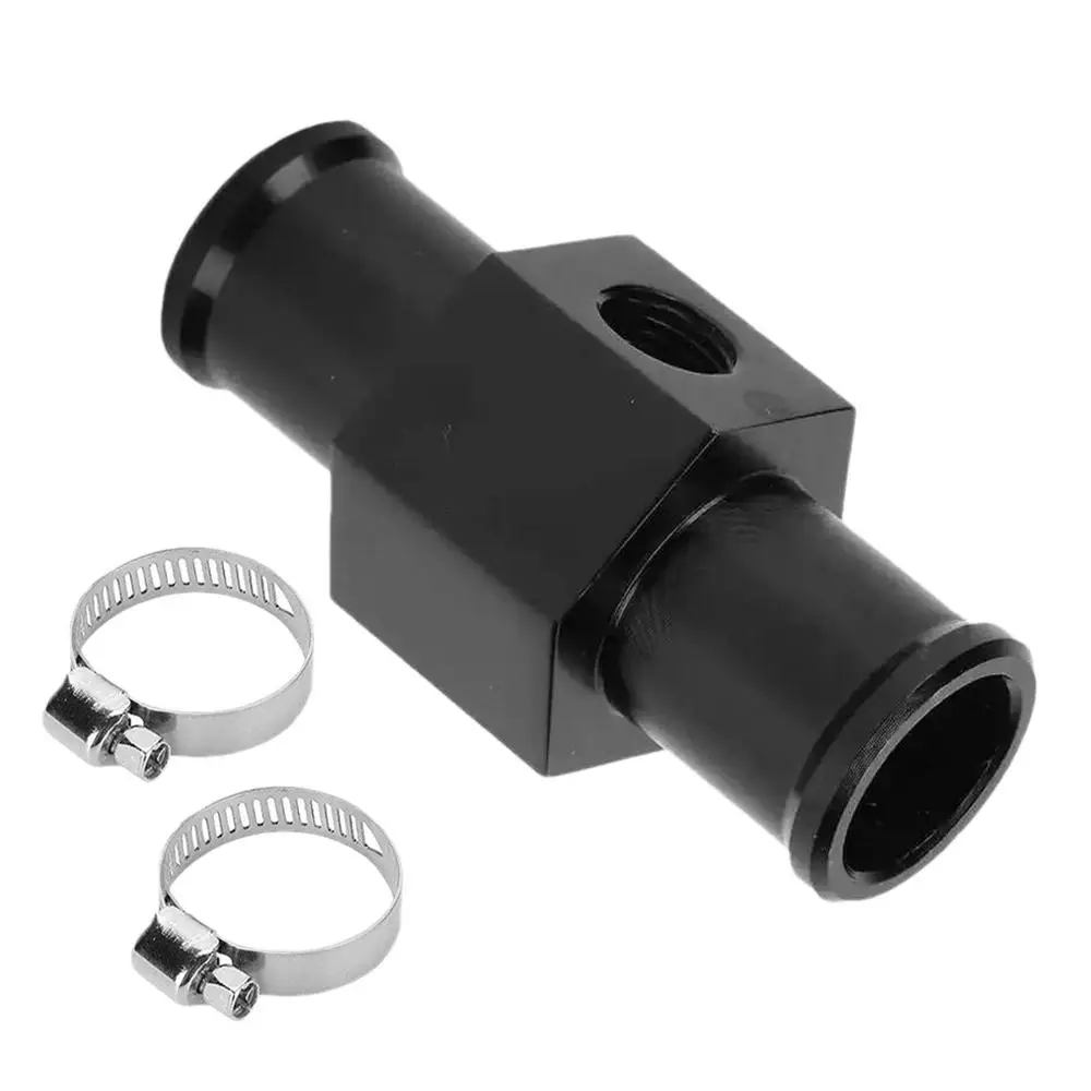 Radiator Temperature Joint Pipe Sturdy Gauge Adapter Joint Pipe Hose High-Density Aluminum Alloy Water Temp Joint Pipe Fits Most