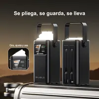 20000 мАч Power Bank большой емкости портативный уличный аварийный источник питания встроенный кабель Camping Iight для iPhone Samsung — изображение 3