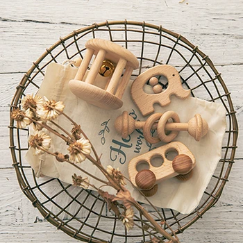 Wooden Rattle and Educational Toys - Wooden Toys 2