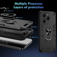 Armor Shockproof Case For Tecno Spark 20 Pro Car Magnetic Finger Ring Holder Luxury Hard Phone.jpg