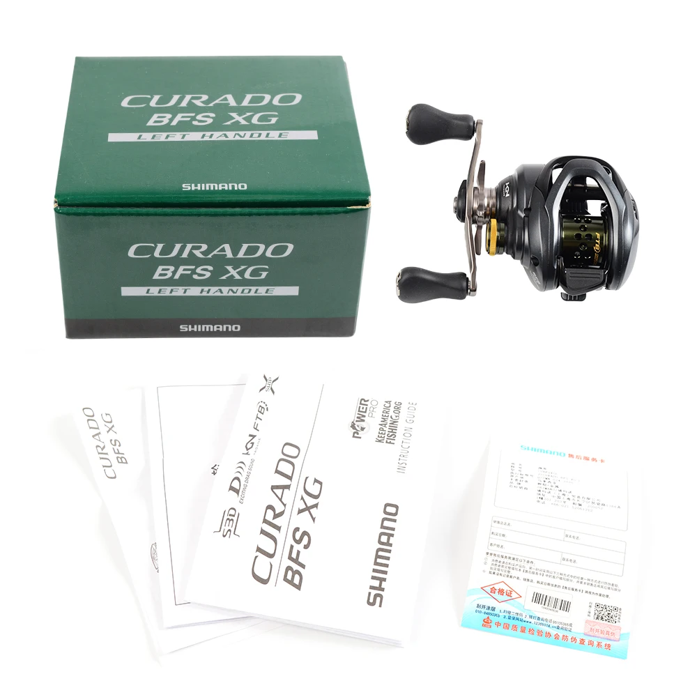 リール SHIMANO CURADO BFS XG LEFT Curado BFS XG Left Baitcasting Reel - (CUBFSXGL)