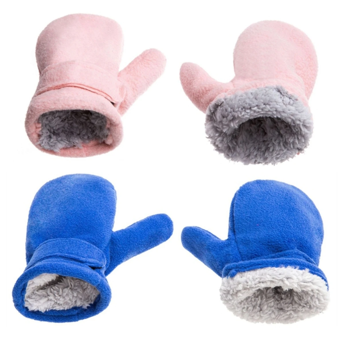 Toddler Infant Kids Winter Mittens Fleece Fingerless Gloves For Children Outdoor Hand Warmers winter gloves baby mittens