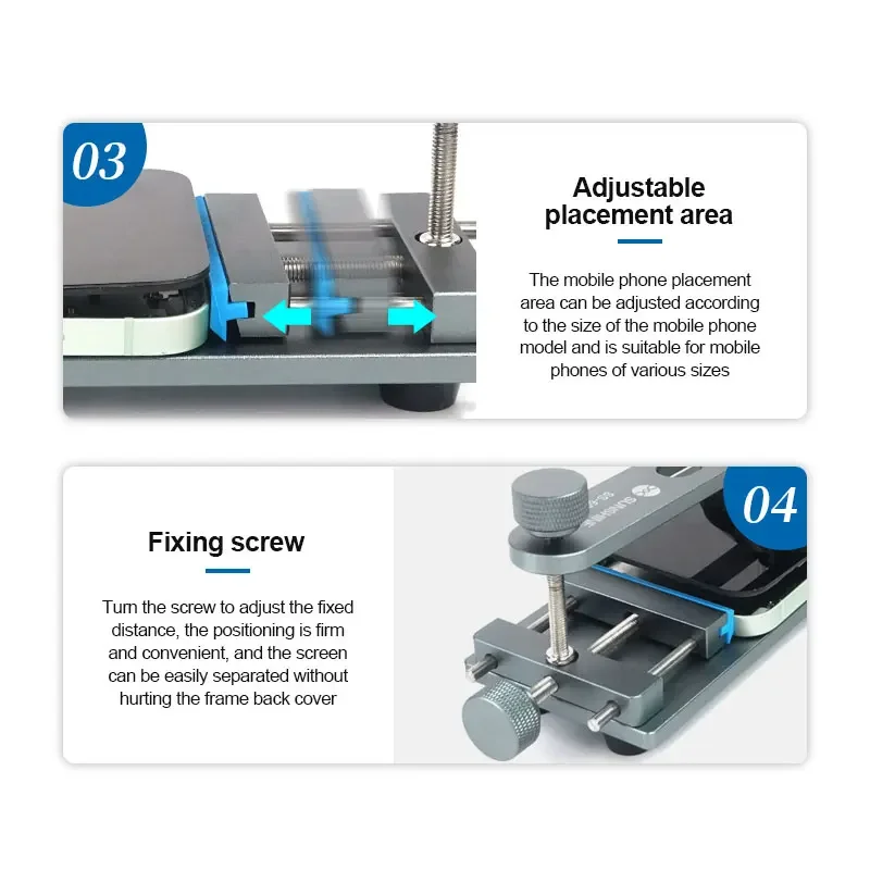 Mobile Phone Fixture SUNSHINE SS-601G LCD Screen Separator Mobile Phone Free Heating Screen Quick Removal Clamping Fixture
