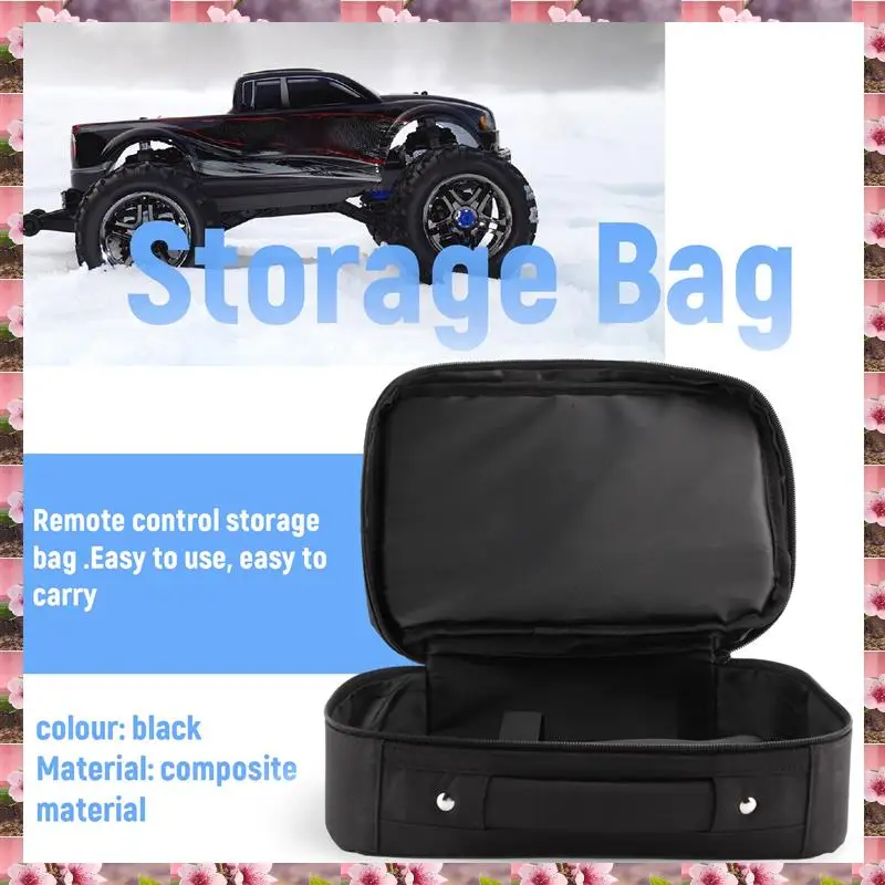 Universal Remote Control Storage Bag Transmitter Handbag Case Box For 1/8 1/10 RC Car Boat Tank Crawler TRX4 SCX10,Universa