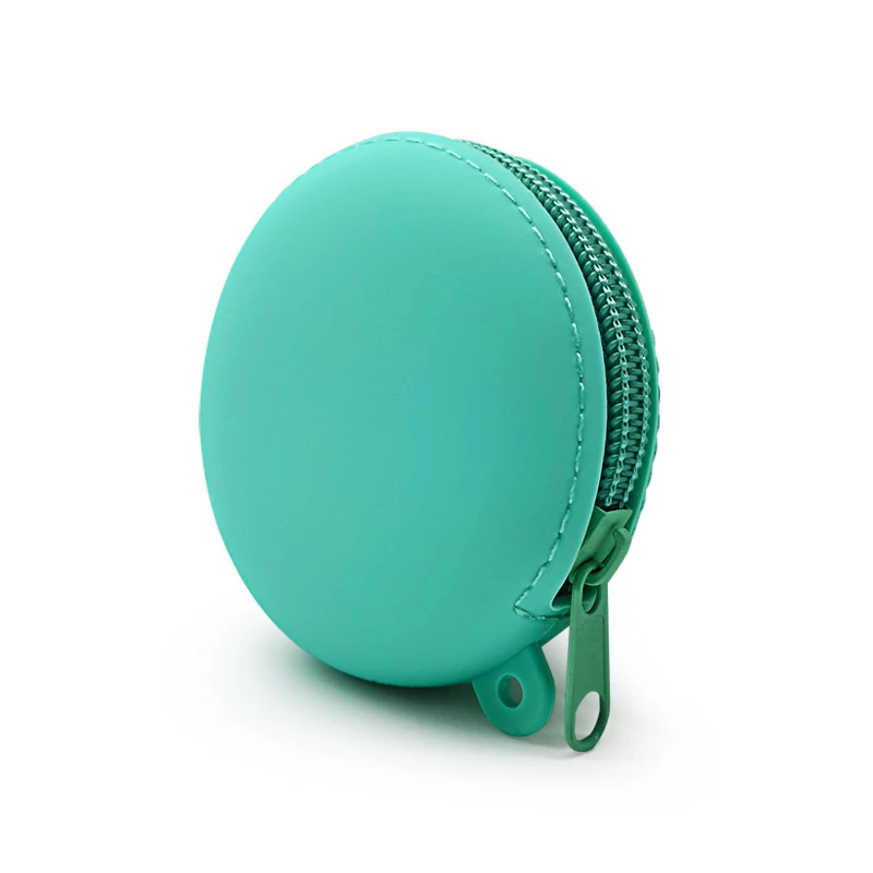 Small Purse Silica gel Handbags For Women Round Shape Mini Luxury Designer Female Messenger Coin Purse 6