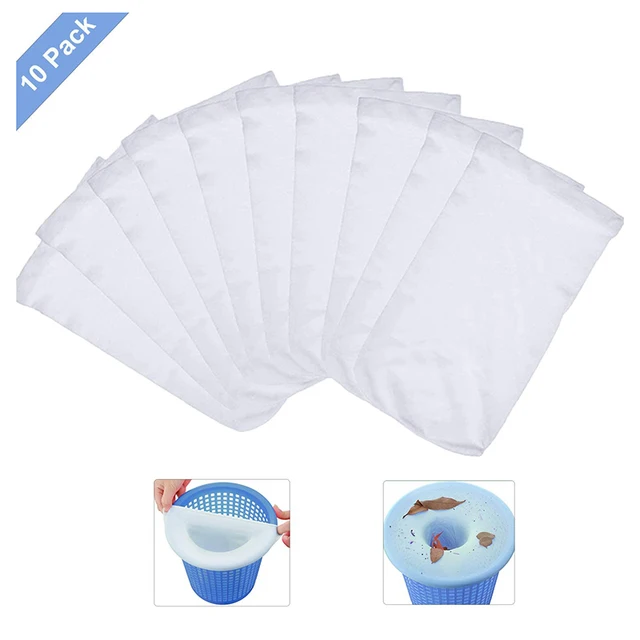 10Db Medence Skimmer Zokni Kosár Szűrőmedence Szűrő Sover Úszómedence A Levelek Szűrésére - Image 4