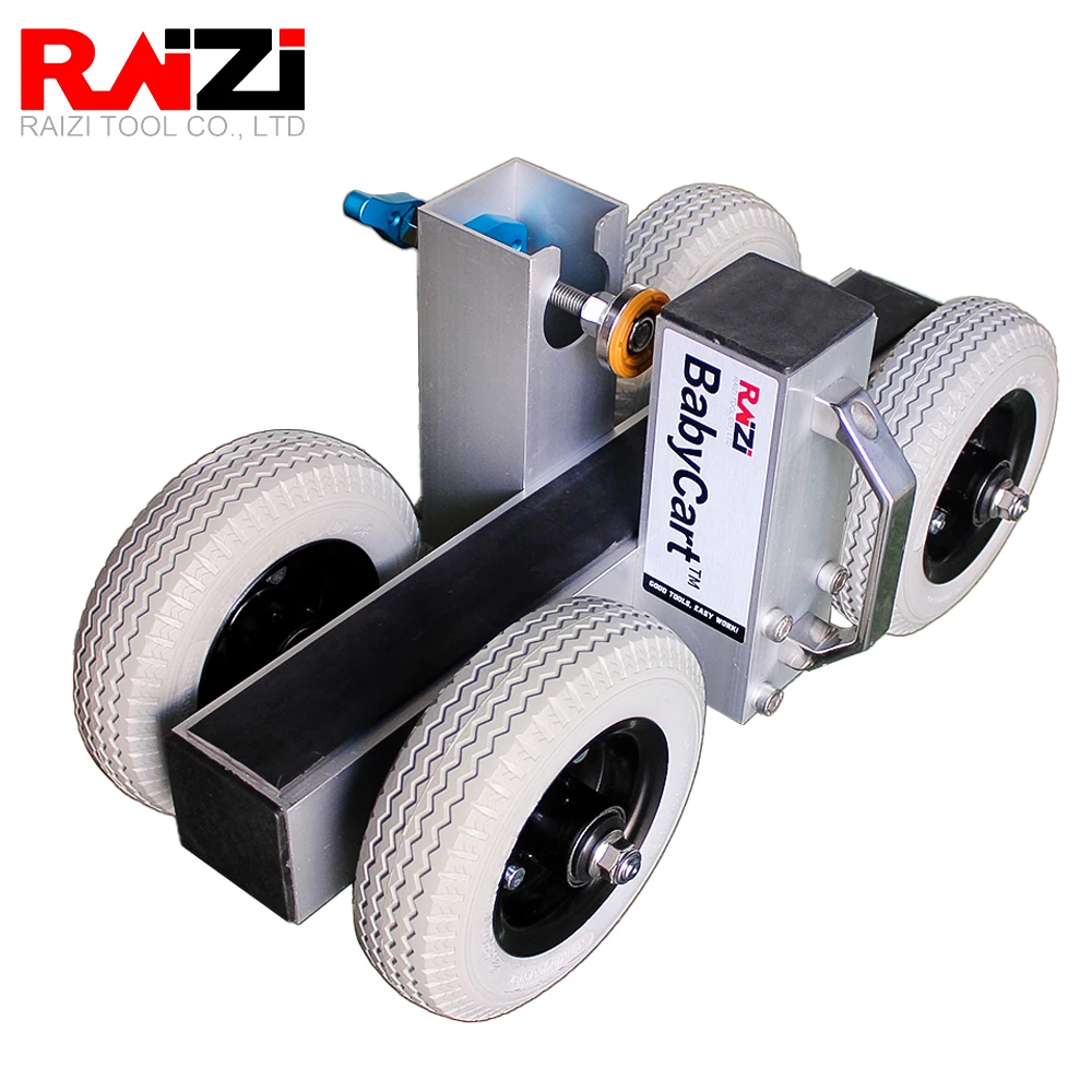 Raizi BabyCart™ Countertop Transport Cart for Granite Marble Large Format Porcelain Tile Slab 4-Wheel Transport Cart