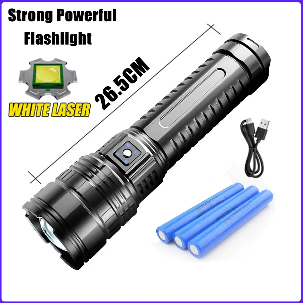 BuiltinBatteryFlashLightEmergencySpotlights4km10000LM800WMost