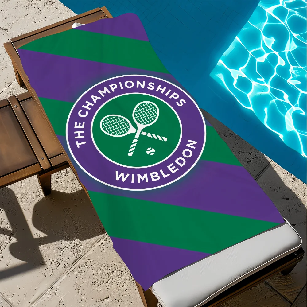 Wimbledon Großes Mikrofaser Strandhandtuch Weich Schnelltrocknend_voghion.com