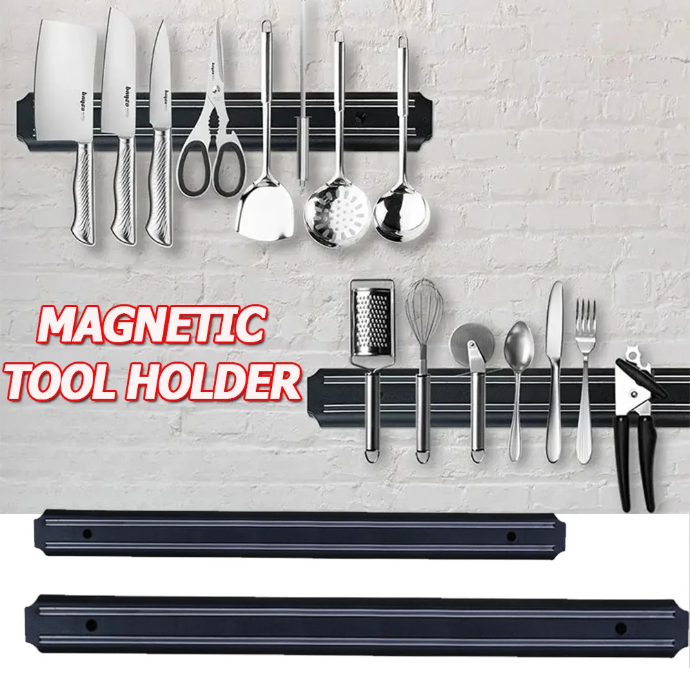 Stainless Steel Magnetic Knife Block Wall Mount Holder