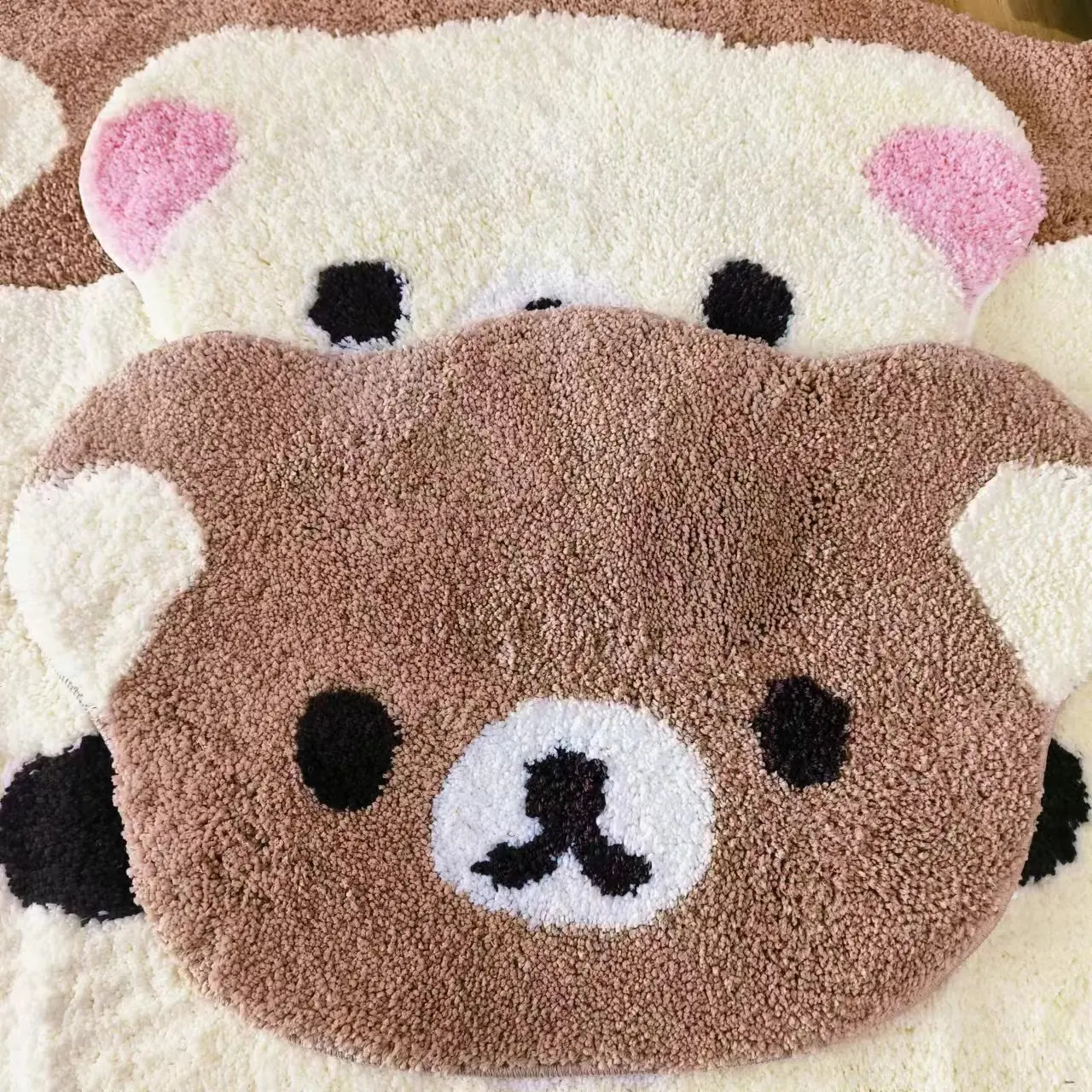 Kawaii Rilakkuma & Korilakkuma Tufted Cartoon Rug 4
