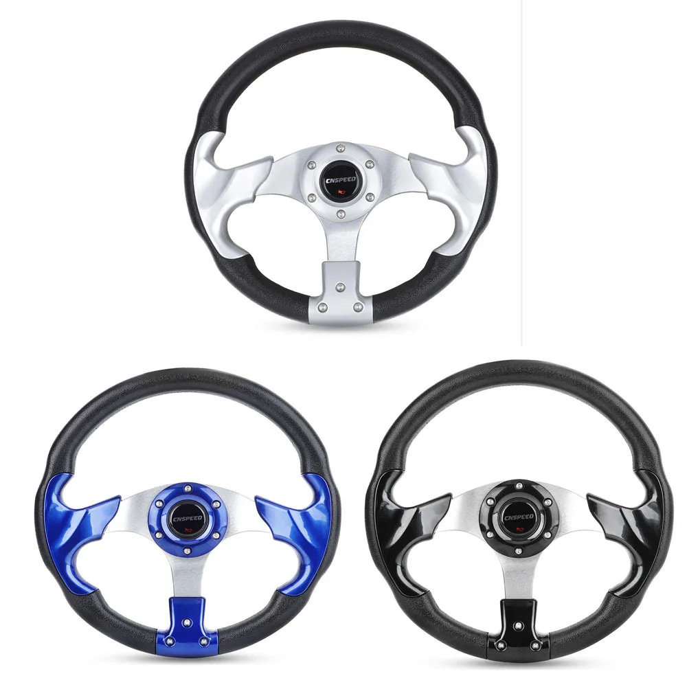 알루미늄 합금 레이싱 스타일 320mm 13 인치 스티어링 휠 YAMAHA 골프 카트 EZGO 자동차 액세서리